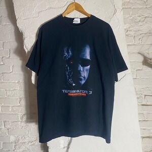 Vintage 2003 Terminator 3 Rise Of The Machines Movie Promo T-shirt Size Large
